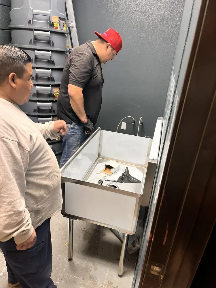 Commercial plumbing and sink installation in Sunrise Lakes
